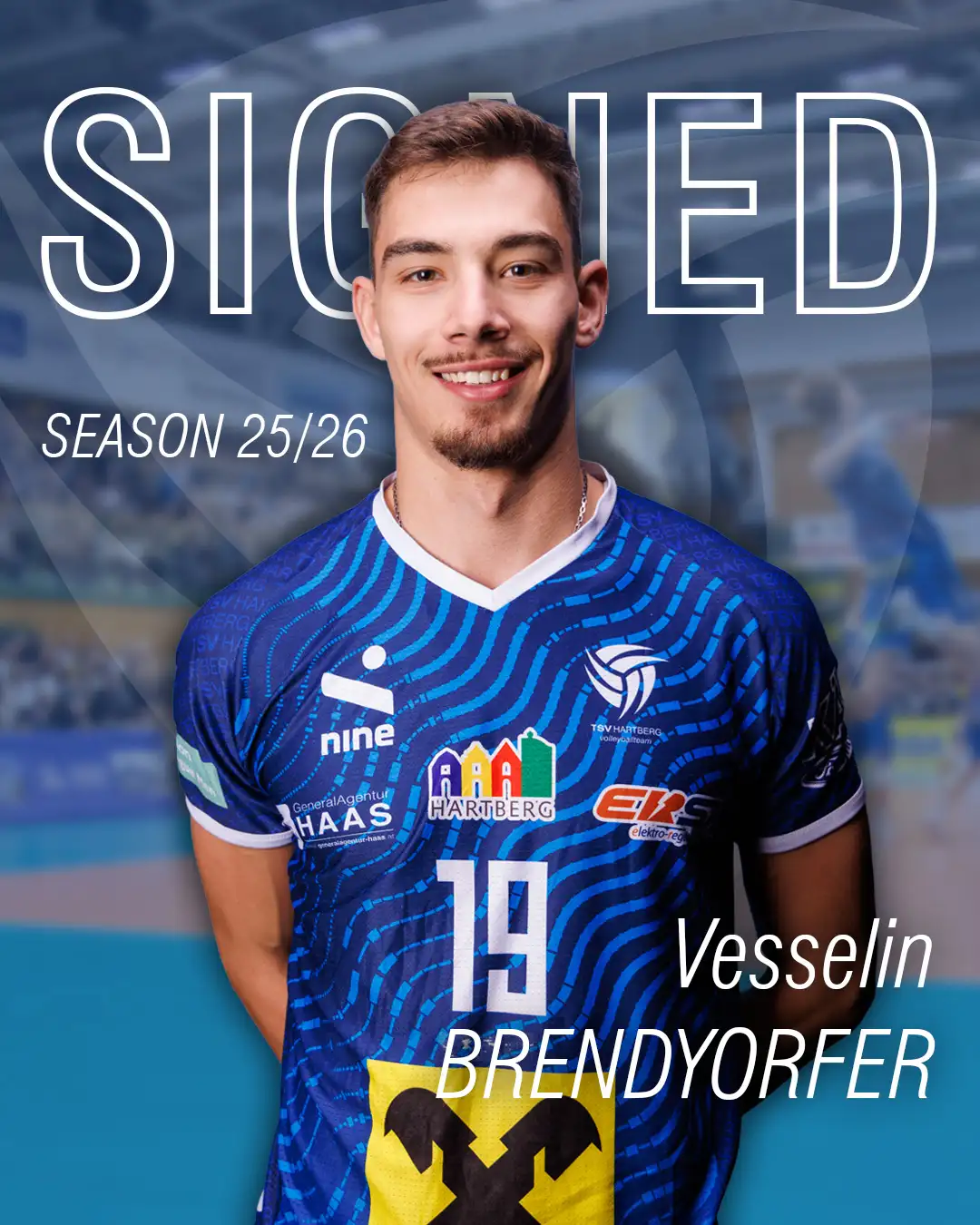 Bulgarian Connection bleibt in Hartberg: Vesselin Brendyorfer verlängert 💙🤍