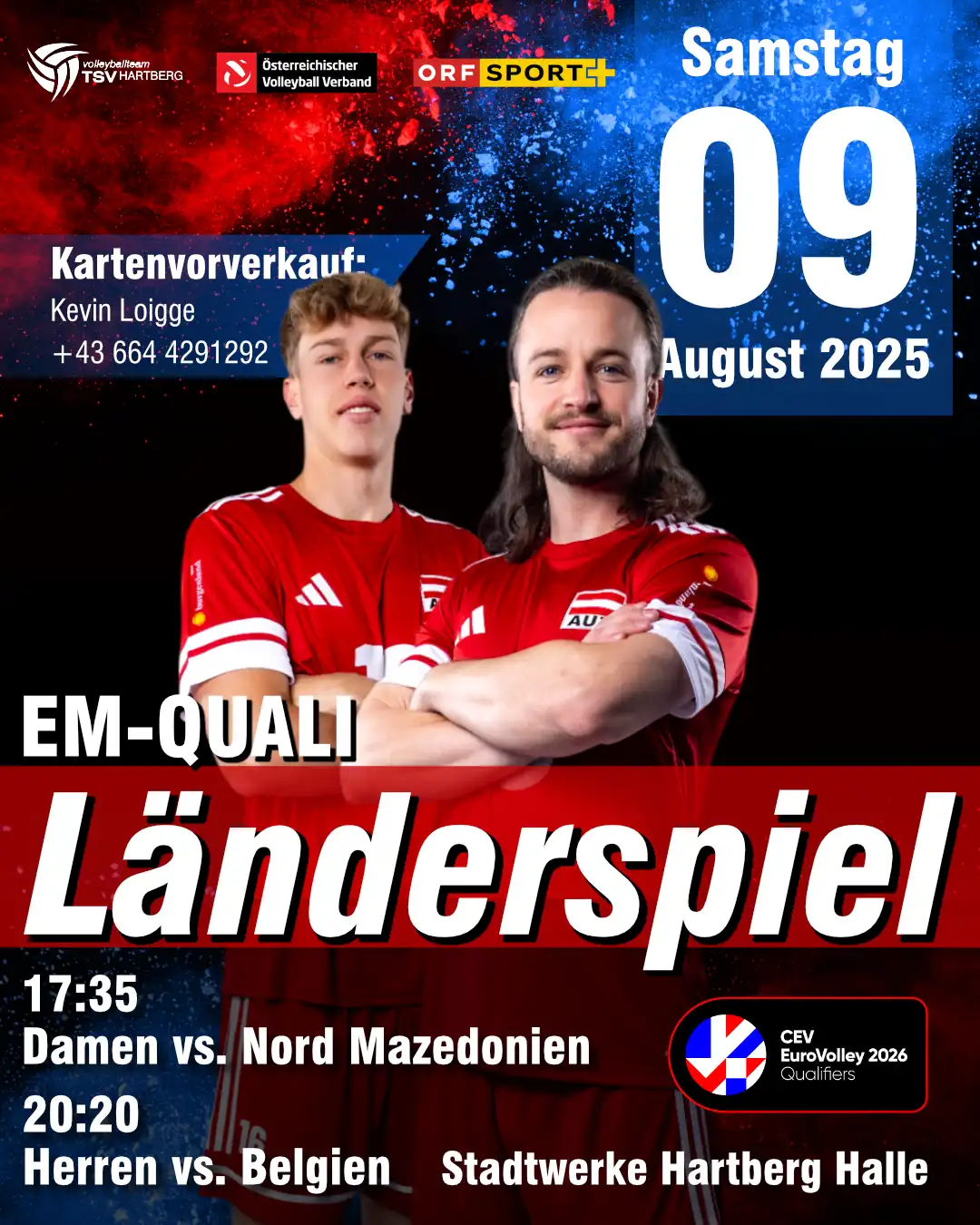 Volleyball-Feuerwerk in Hartberg – Morgen ist es soweit