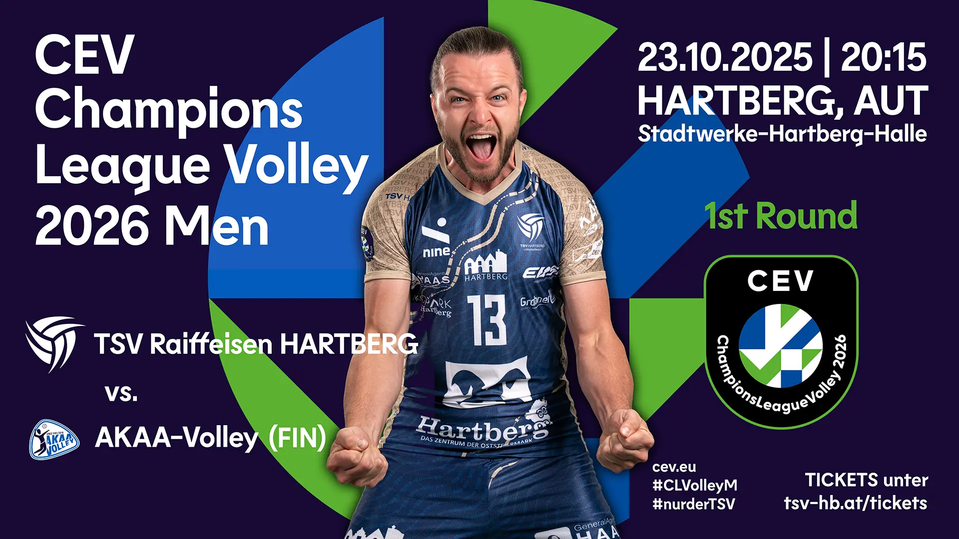 Vorverkauf gestartet: Champions League in Hartberg!