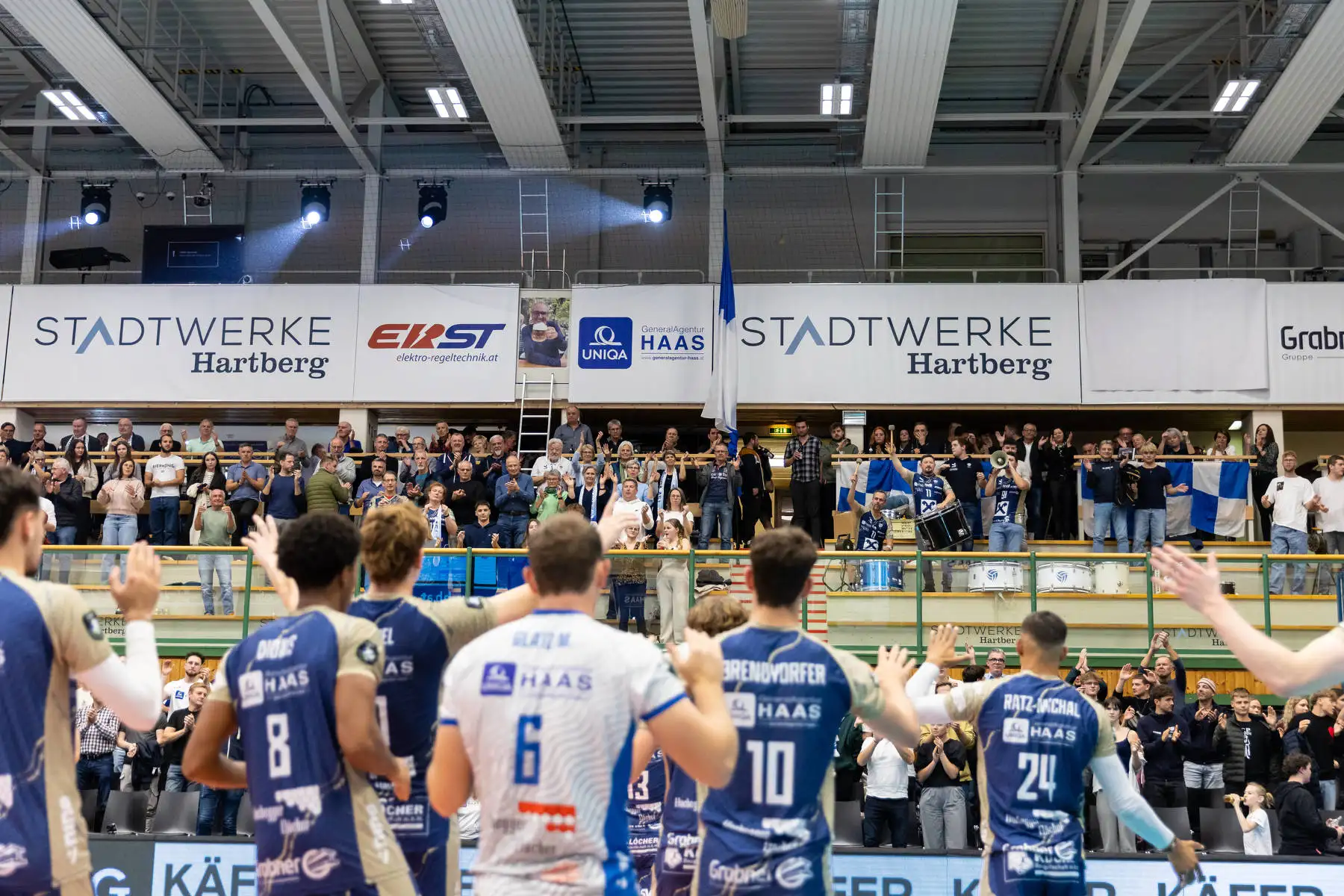 Champions-League-Krimi in Hartberg: TSV Haie fordern serbischen Meister über die volle Distanz