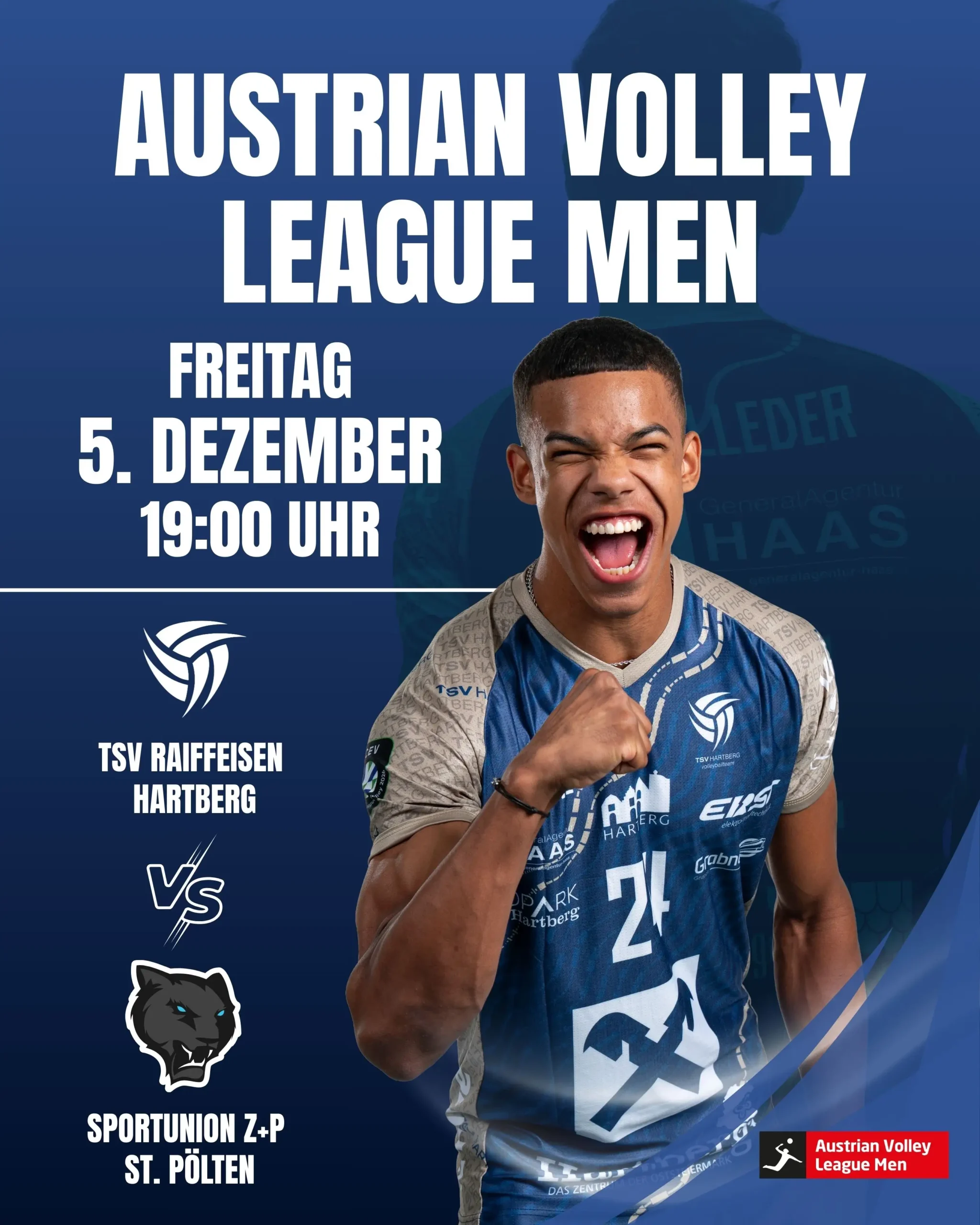 TSV-Volleyball-Herren am Freitag zuhause gegen St. Pölten