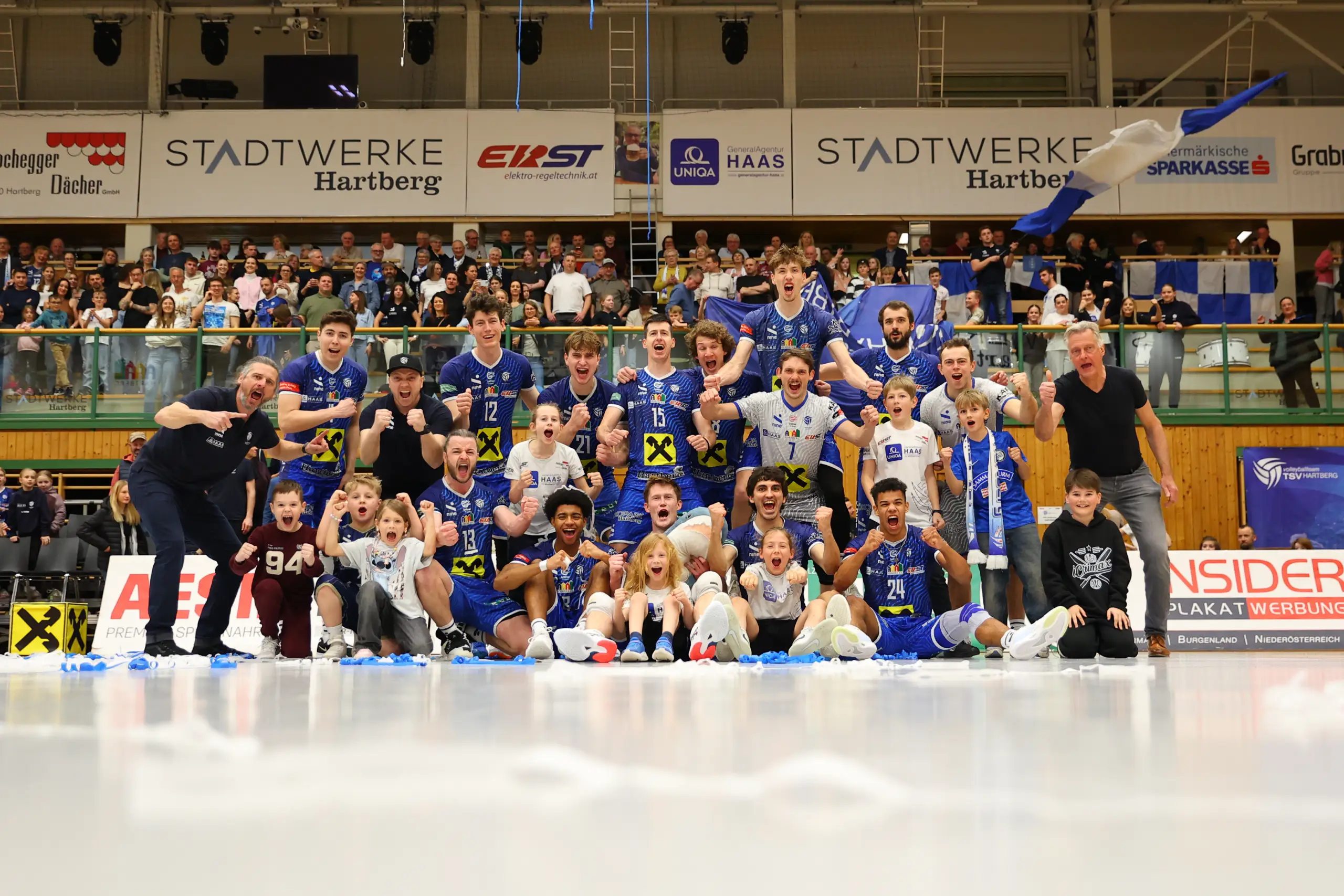 Starkes Volleyball-Wochenende: Herren 1 legen im Halbfinale vor, Damen kämpfen um Platz 5