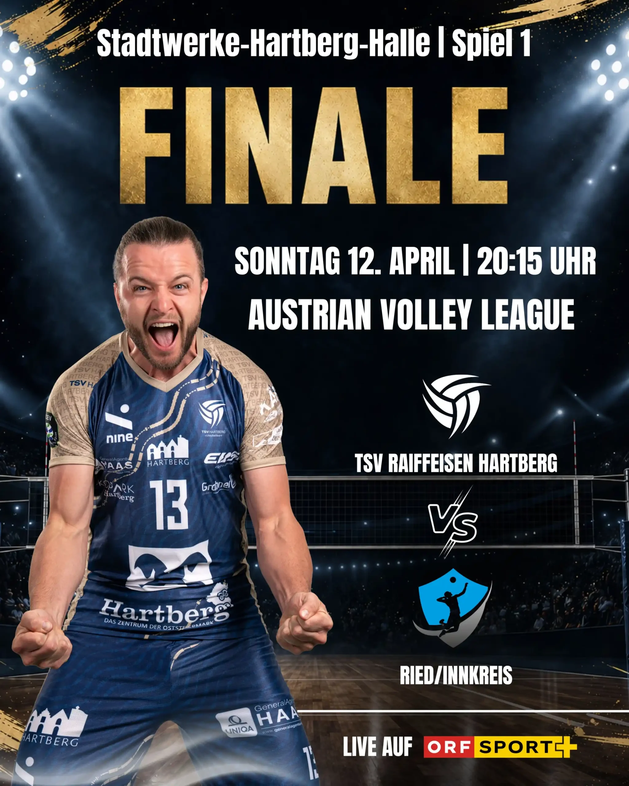 Volleyball-Wochenende der Superlative mit Finalspiel 1