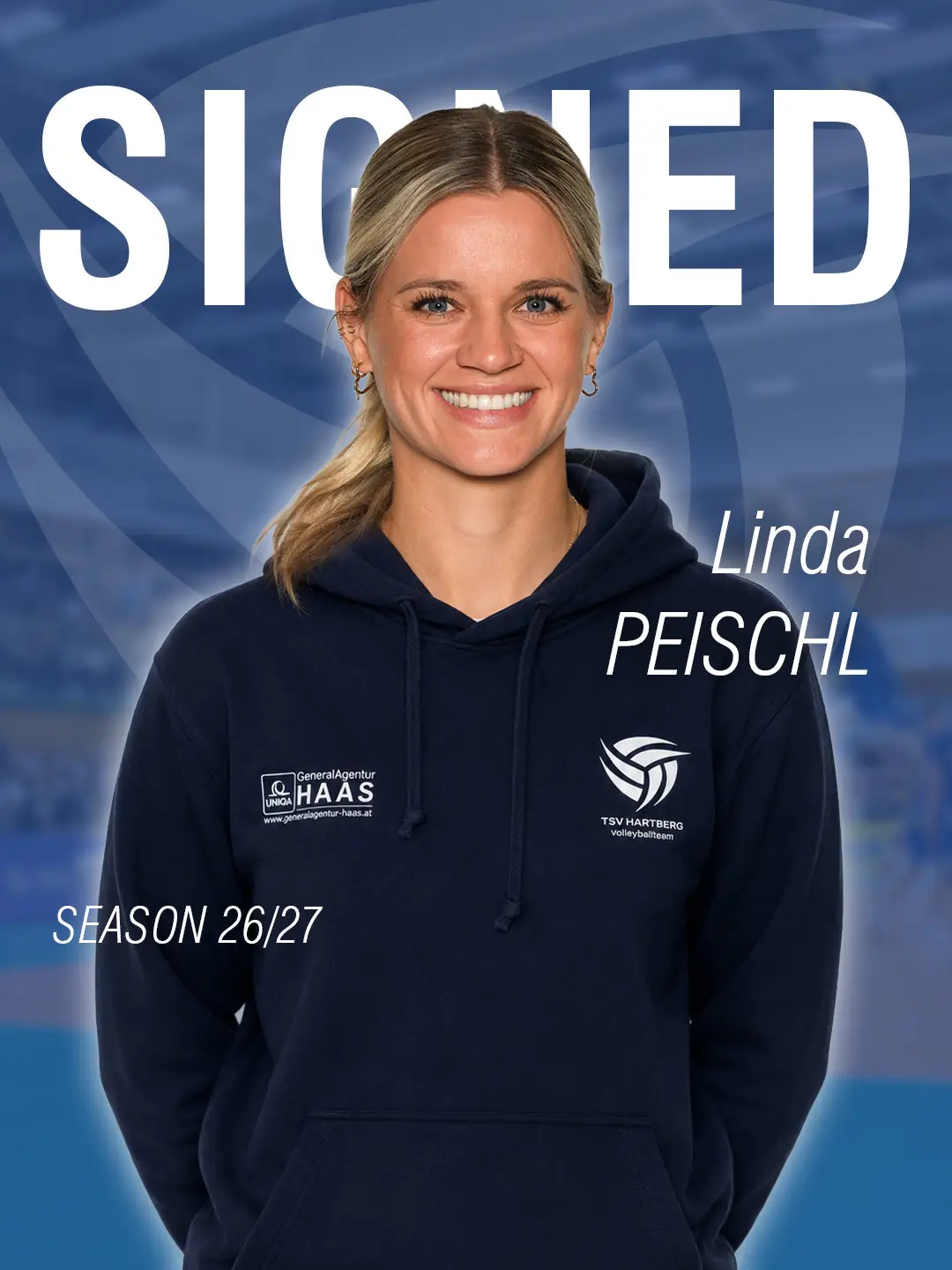 Vom Spielfeld an die Seitenlinie: Linda Peischl bleibt den Sharks erhalten