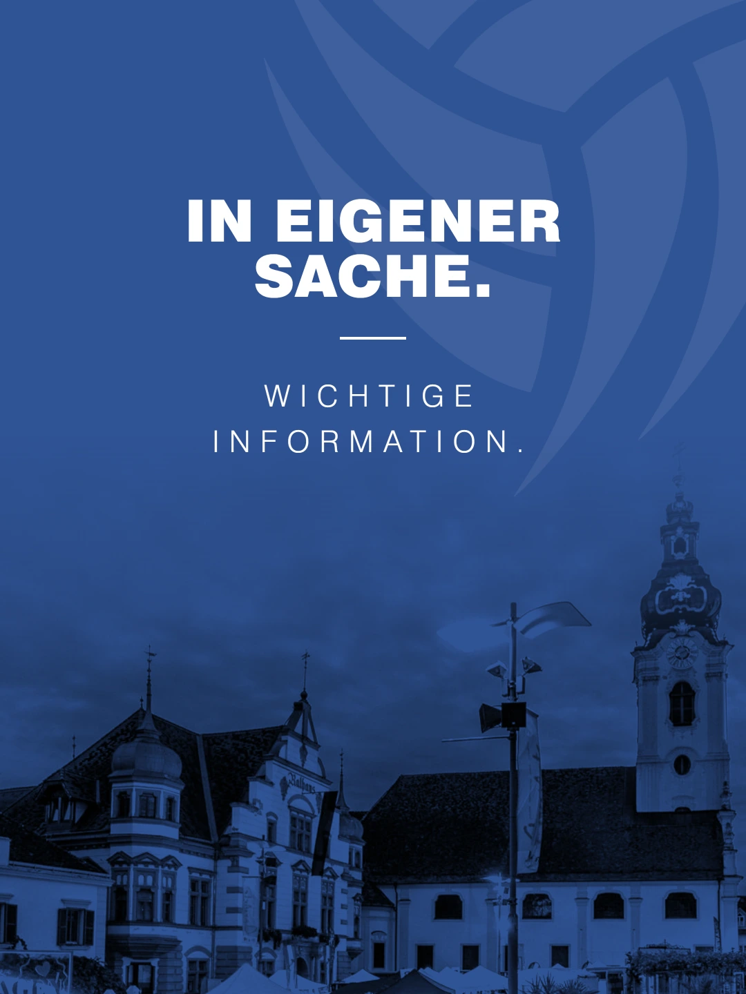 IN EIGENER SACHE