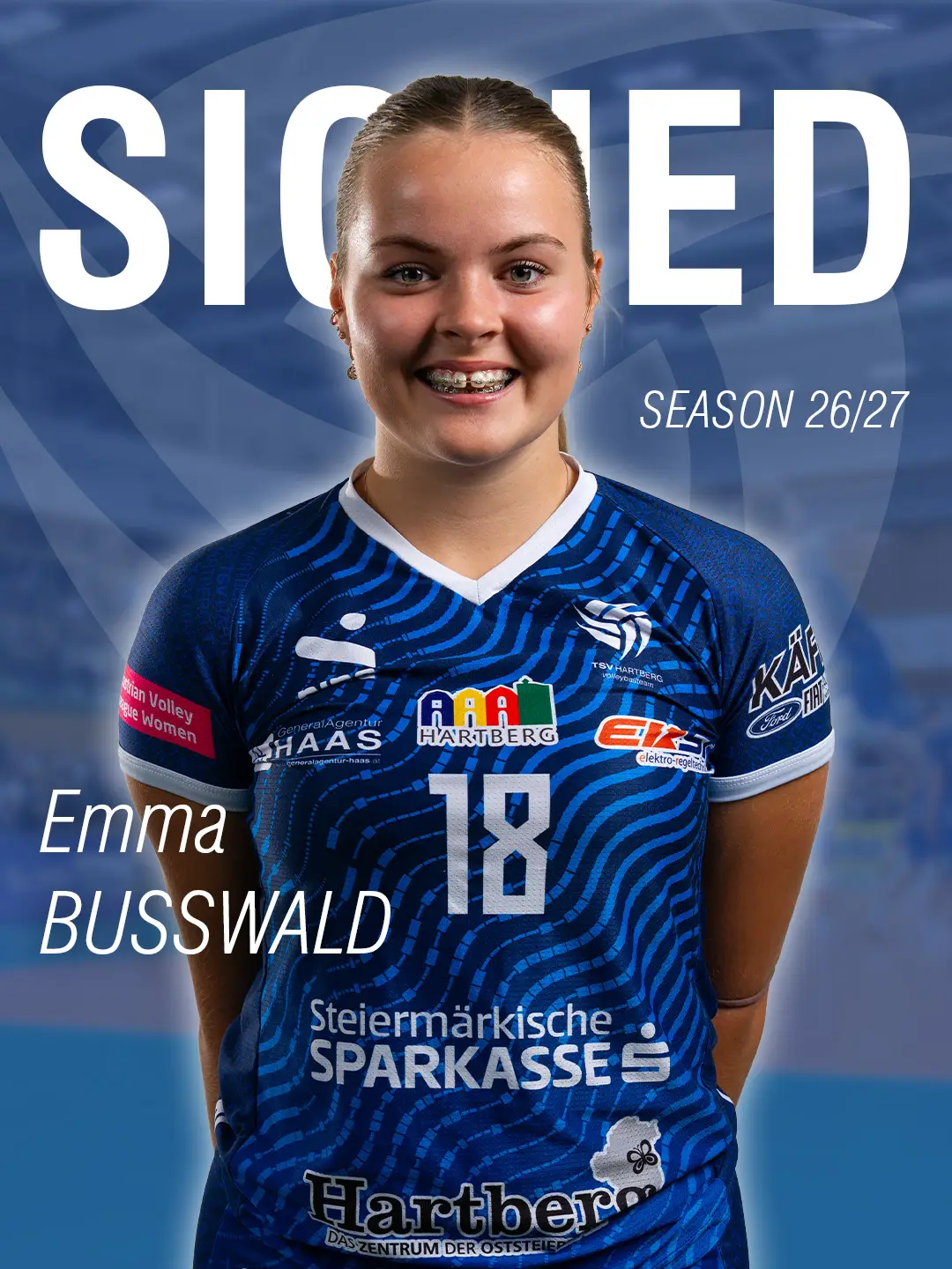 Aus den eigenen Reihen: Emma Bußwald ist Teil des Bundesliga-Kaders